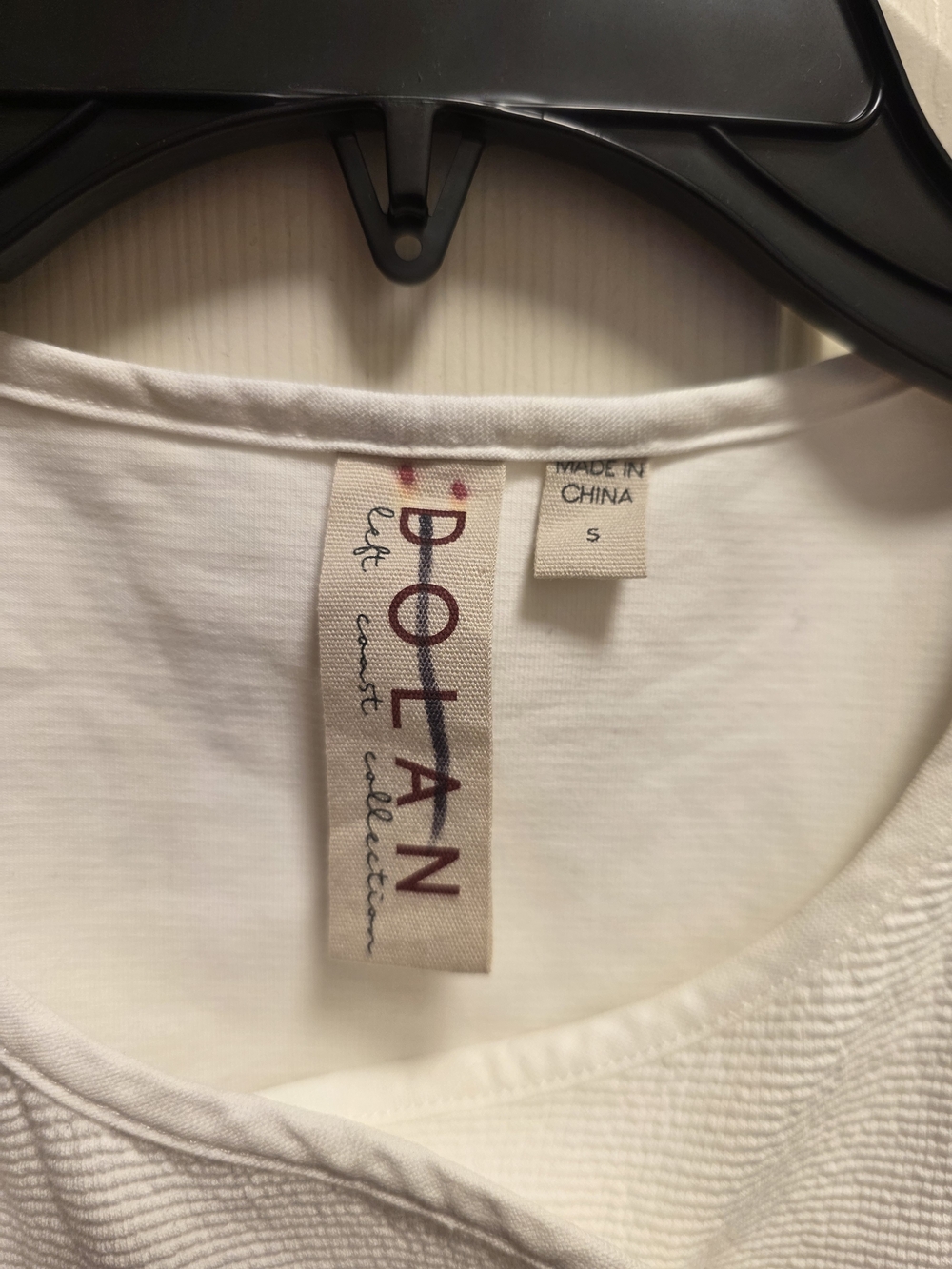 dolan White Double-Breasted Sleeveless Shell Top - Picture 6 of 8